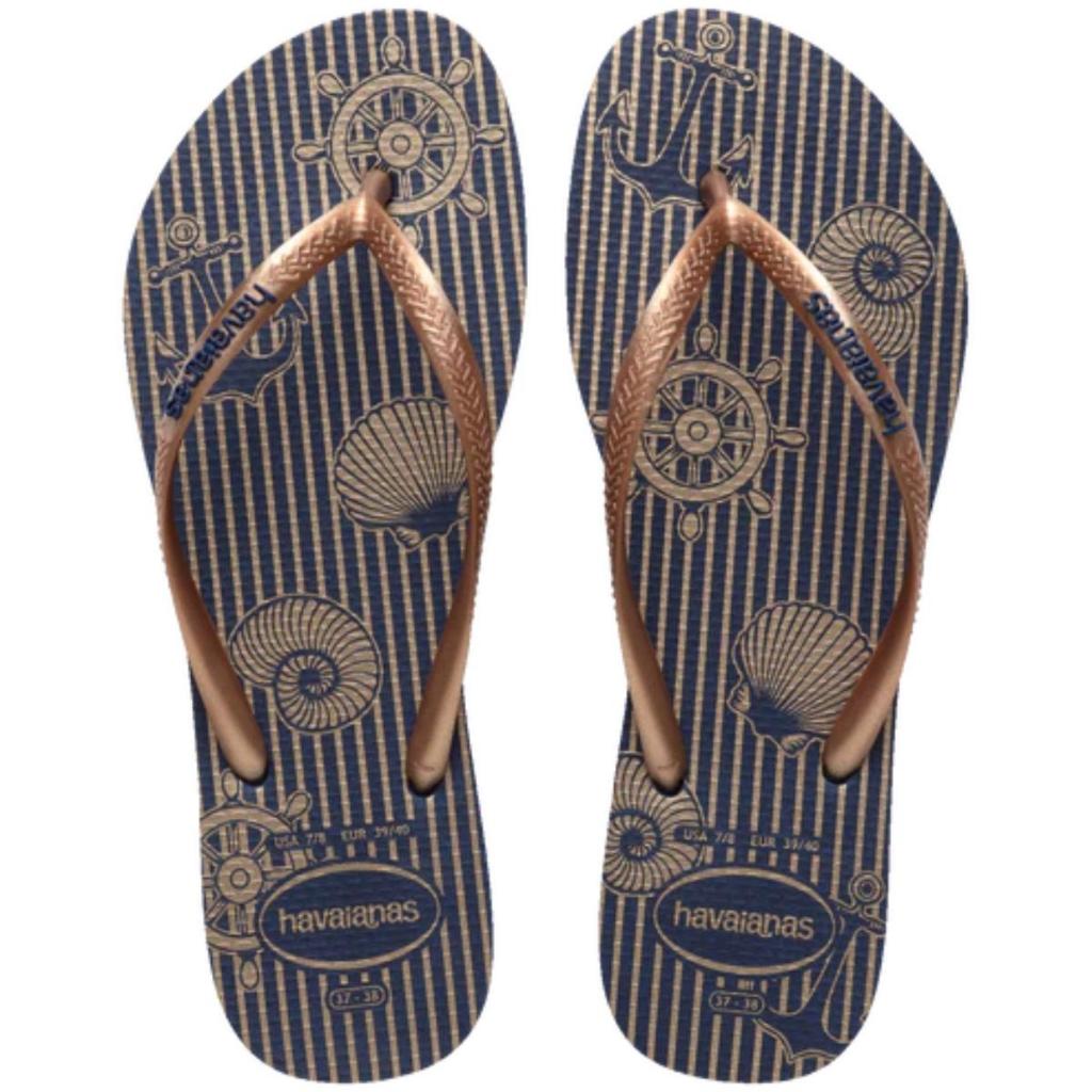 Chinelo Havaianas Slim Nautical Feminino em Oferta na Shopee