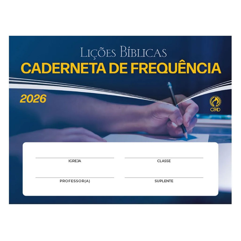 Caderneta de Frequência 2026 -  Livro para Chamada Classe - EBD em Oferta na Shopee