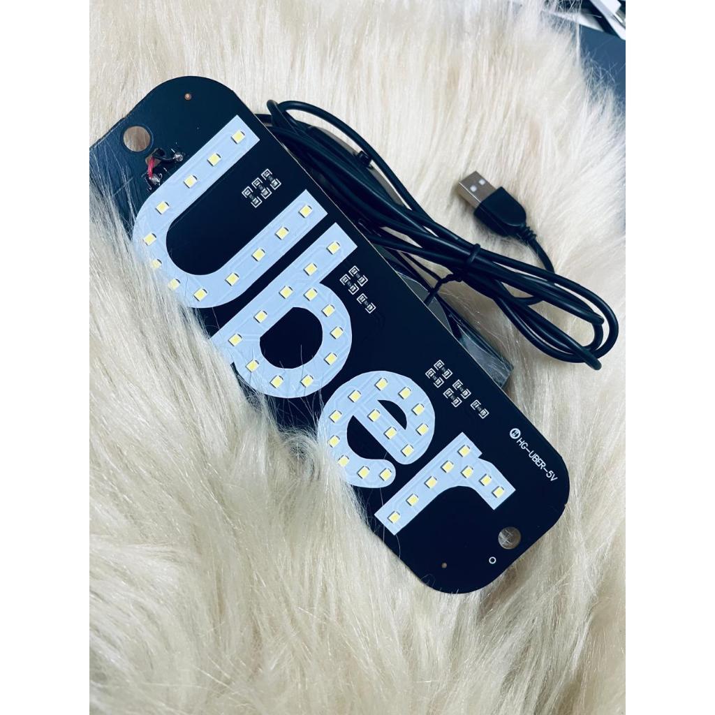 PAINEL LED DE U-BER CARRO DE APLICATIVO LETREIRO LUMINOSO USB em Oferta na Shopee