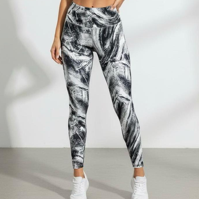 Calça Legging Estampada, Rajado, Onça, Tie Dye Esportiva Academia Feminina Cintura Alta em Oferta na Shopee