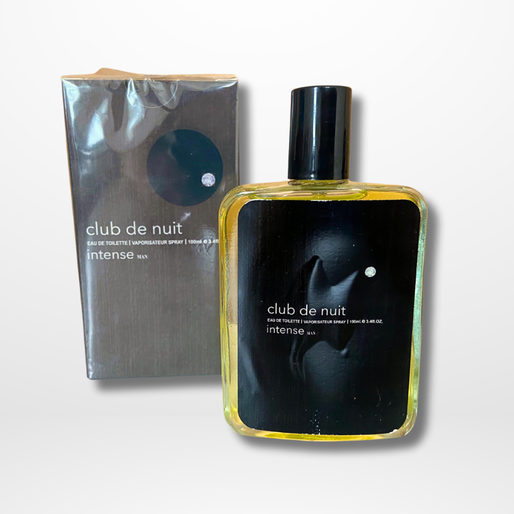Perfume Árabe Masculino 100ml Fragrância Inspirada em Club de Nuit Aroma Amadeirado e Elegante de Alta Fixação SIMILAR