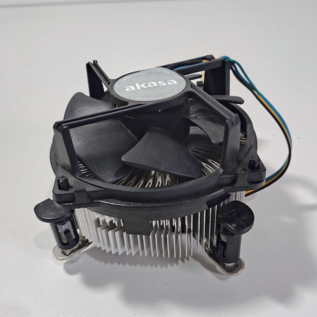 Cooler CPU Akasa p/ Intel LGA 775 1150 1155 1156 4 Pinos PWM (1 Trava Quebrada)