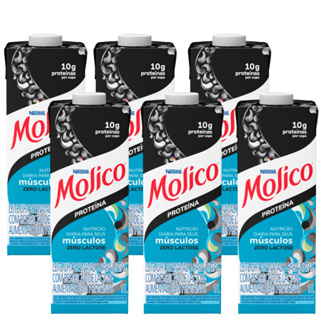 Kit 6 Leite Molico Desnatado + Proteína 1l em Oferta na Shopee