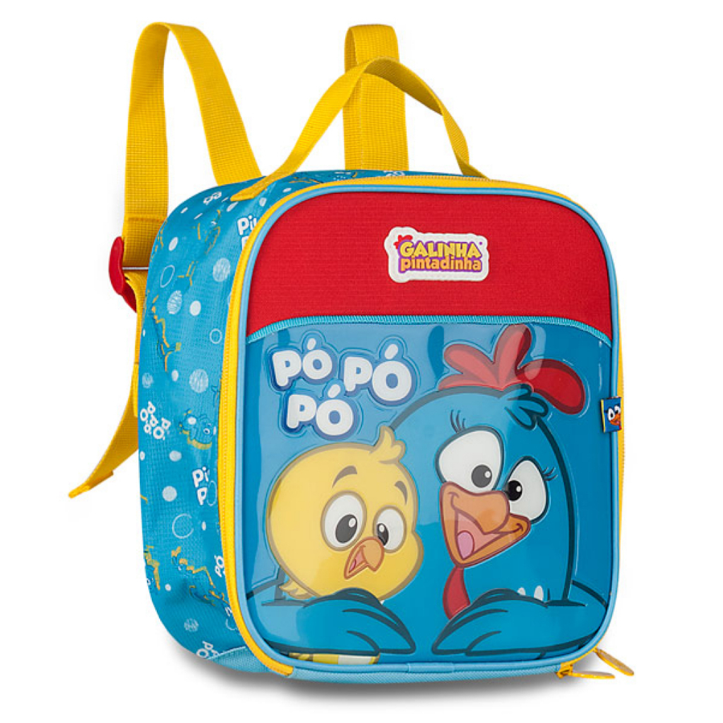 Lancheira Galinha Pintadinha Térmica Infantil Escolar Original Lançamento Clio