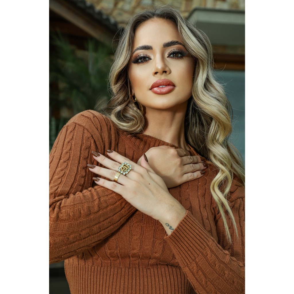 Blusa Cropped Feminino Manga Longa Tricot Modal Elegante em Oferta na Shopee