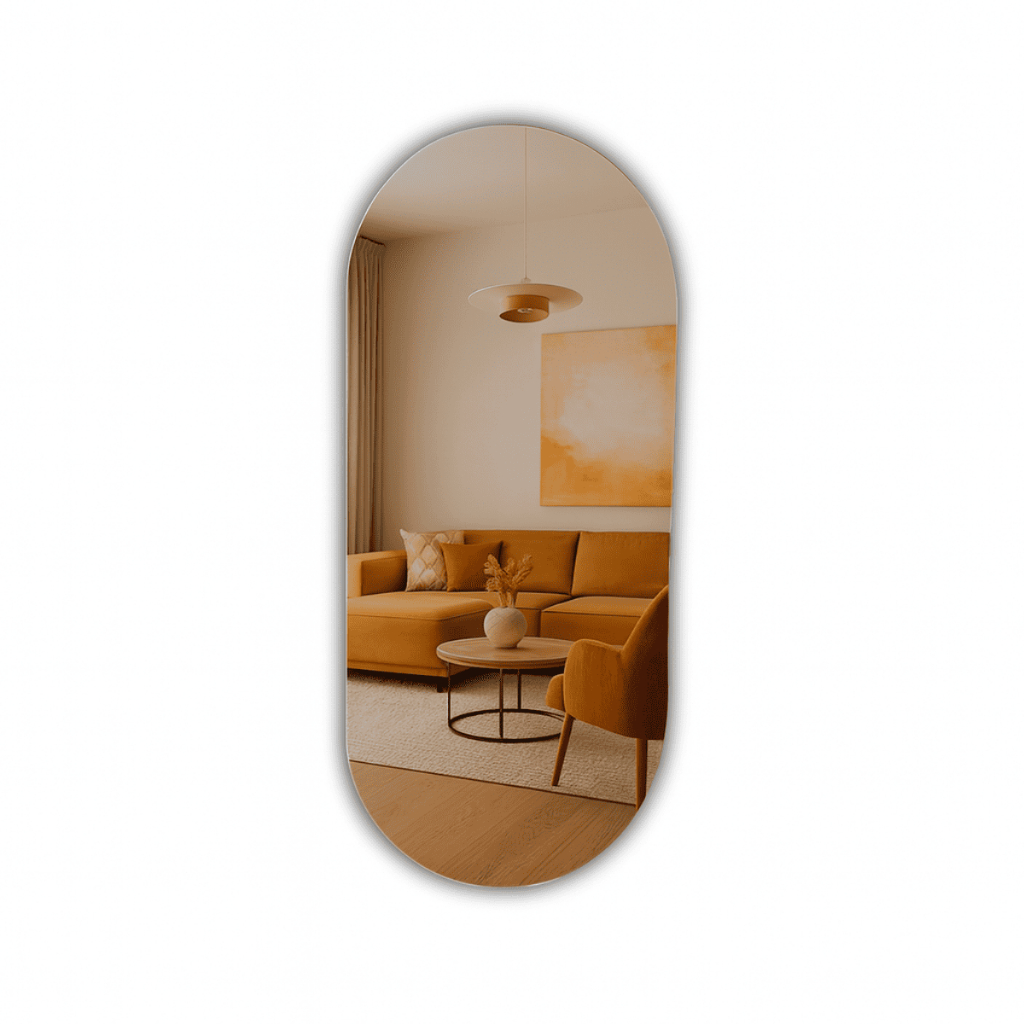 Espelho Decorativo Orgânico Cápsula Moderno Pinterest Sem Moldura Sala Quarto La