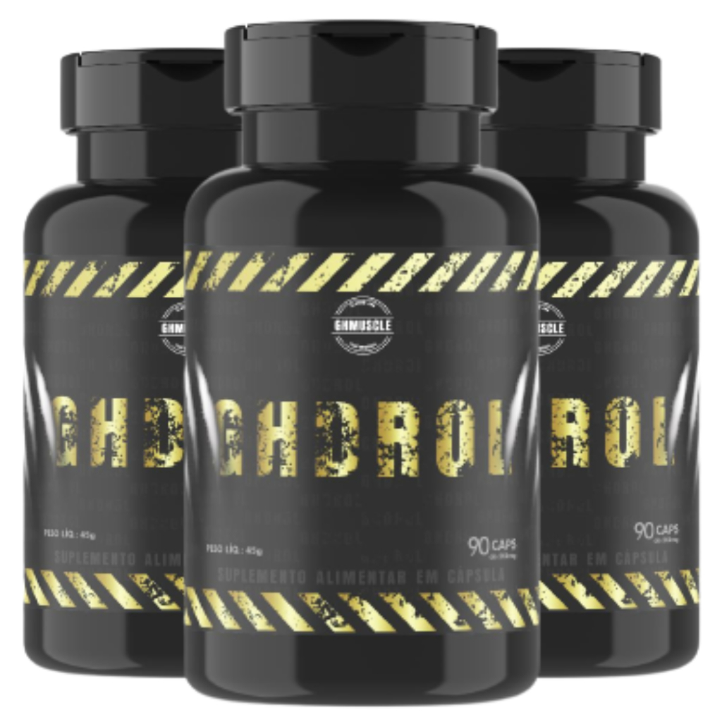 3 potes Ghdrol - Laboratório Ghmuscle