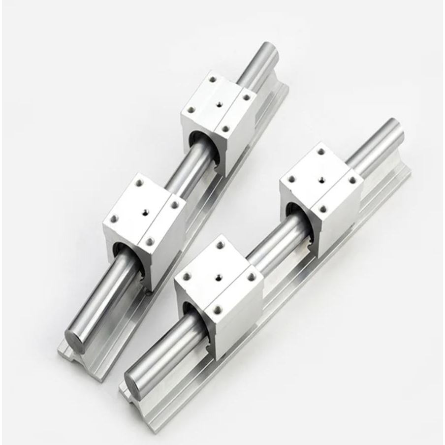 4 Eixos Suportados T Eixo Com Suporte Aluminio 16mmx1000mm + 8 Pillow Block de 16mm