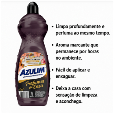 LIMPADOR PERFUM AZULIM AMEIXA NEGRA 1L