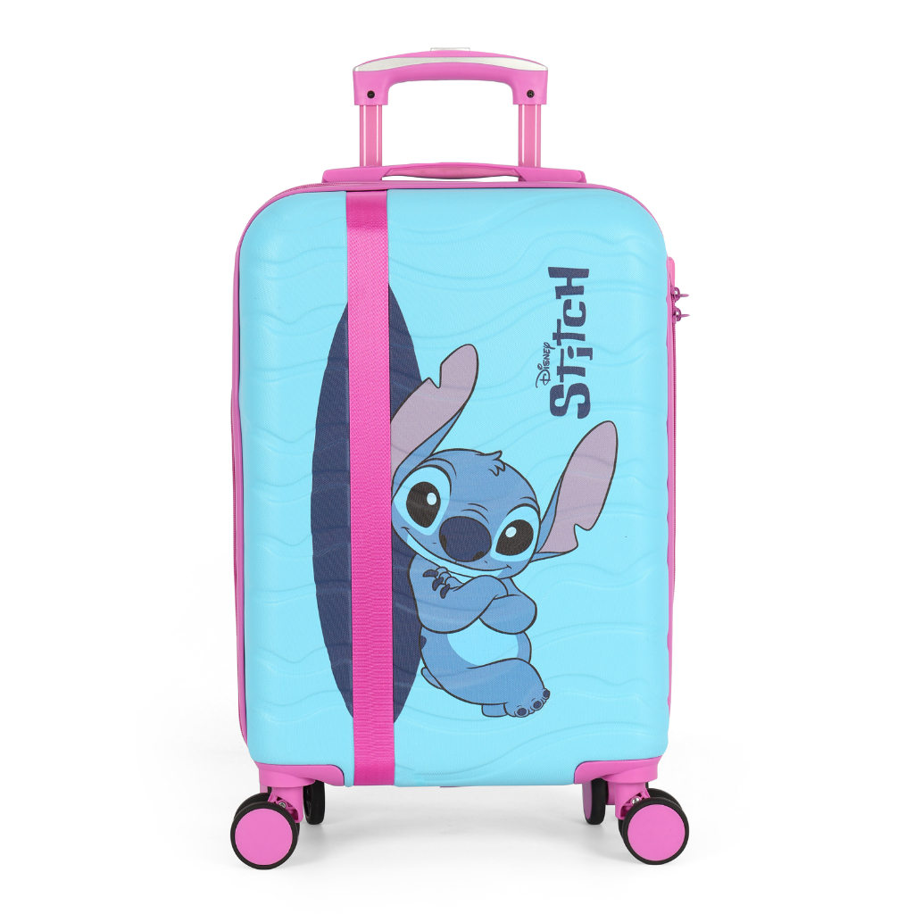 Mala de Viagem Bordo Infantil ABS Surf com Rodas 360° Stitch Disney