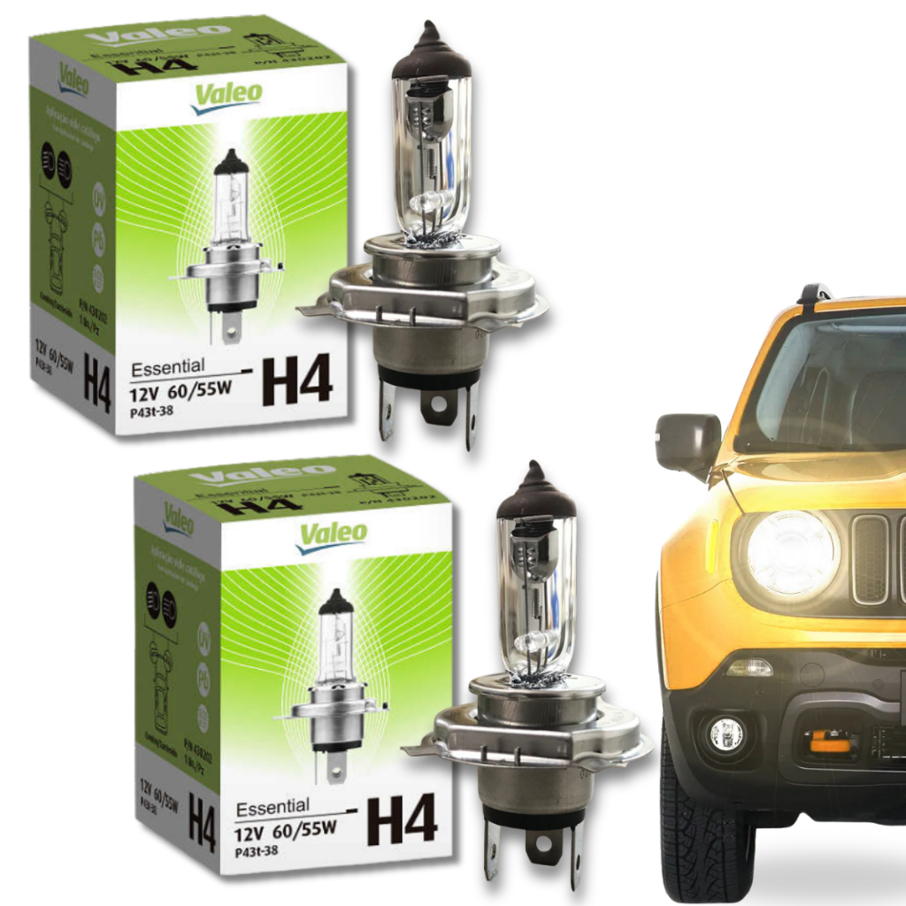2 Lâmpadas Valeo H4 Farol Baixo Alto Ford Belina Corcel Escort em Oferta na Shopee
