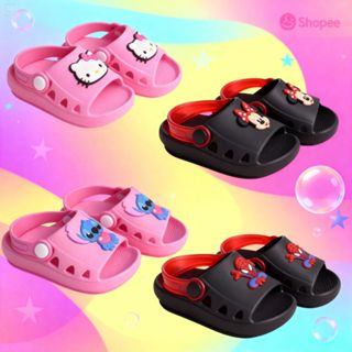 Sandalia Babuche Infantil Personagem Stitch Minnie Chinelo Baby Confortável Antiderrapante e Leve Para Passeio e Escola em Oferta na Shopee