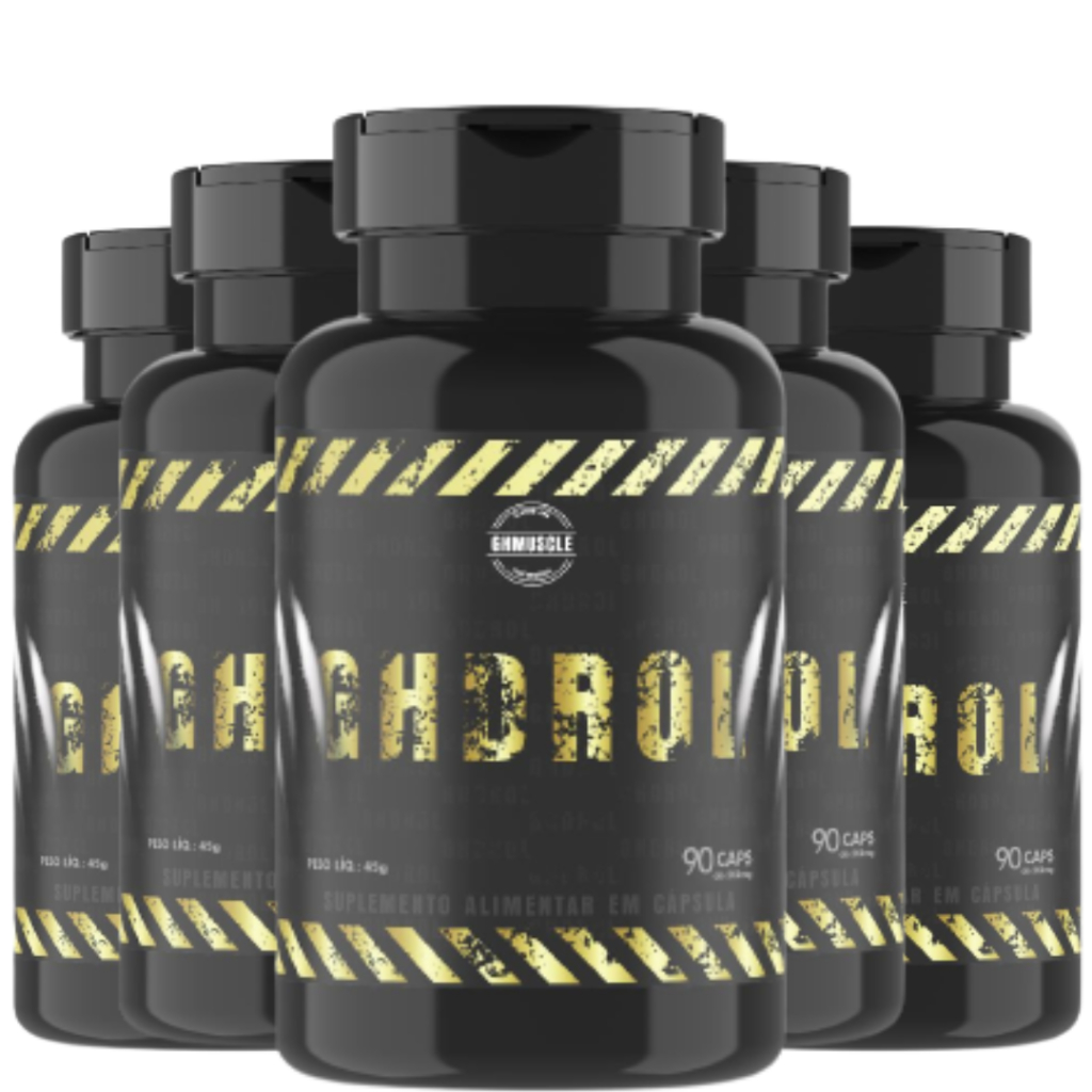 5 potes Ghdrol - Laboratório Ghmuscle em Oferta na Shopee