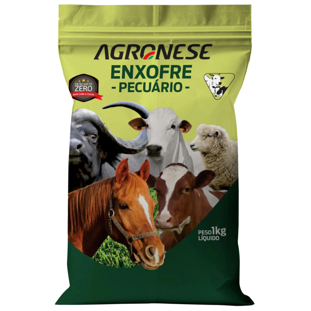 Enxofre Pecuário Agronese 1kg Suplemento Para Gados