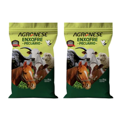 Kit 2 Enxofre Pecuário Agronese 1kg Suplemento Para Gados