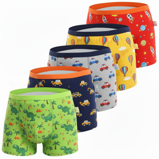 Kit 6 Cuecas Box Boxer Infantil Menino Garoto Confortável em Oferta na Shopee
