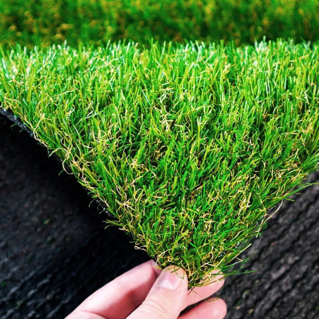 Grama Sintética 20mm Euro Garden 2,00 x 0,50 (1m²) Decorção Jardim Verde Piscina