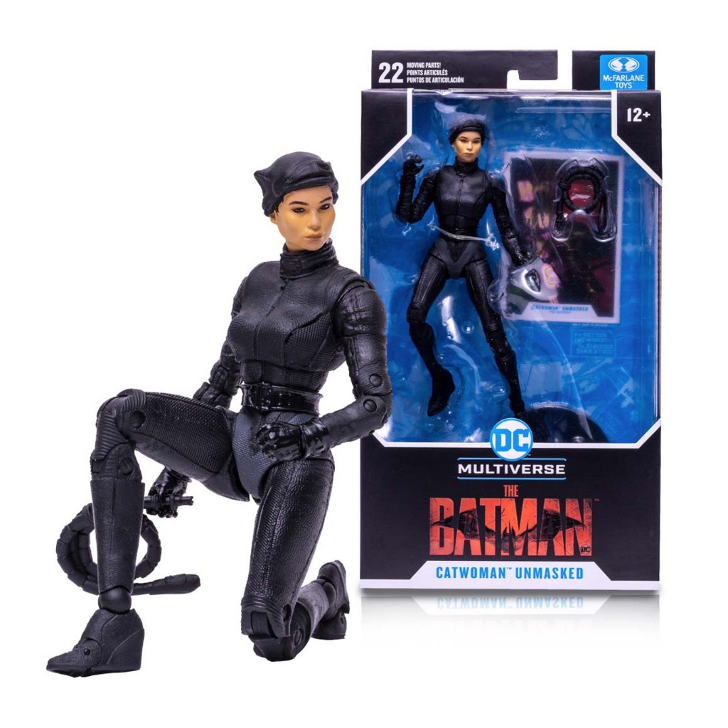 Mulher Gato Action Figure McFarlane Boneco The Batman Figura Ação Selina Kyle DC Catwoman Unmasked
