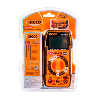 Multímetro Digital True RMS Ingco 4000 Contagens 600V NCV para Eletricista Manutenção e…