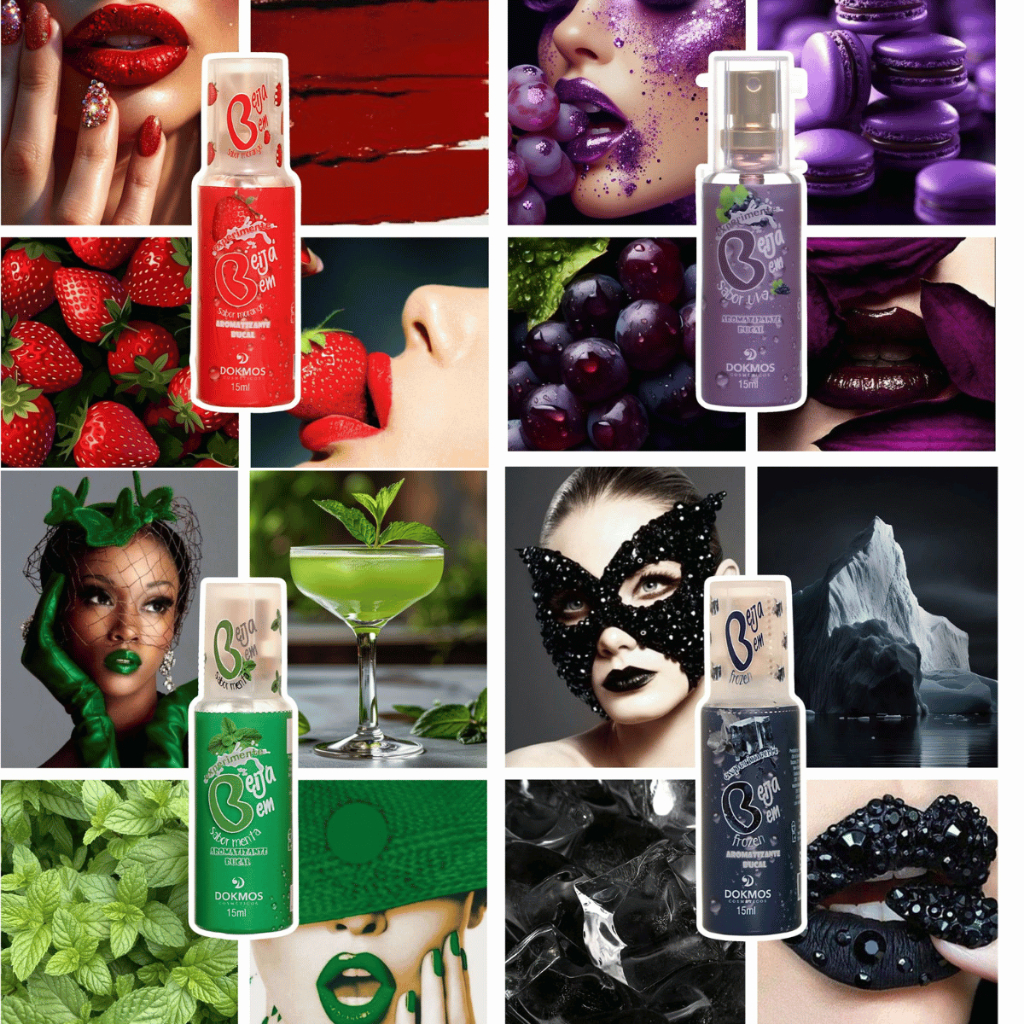 Aromatizante Bucal Beija Bem Spray Bucal Para Mau Halito Refrescante Enxaguante Dokmos