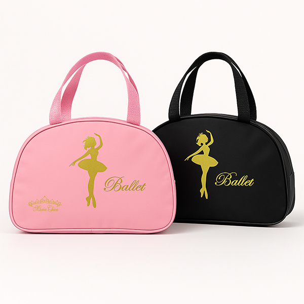 Bolsa Bailarina Infantil Ballet Jazz Bolsa Dança Menina Rosa Preta Aula Maria Chica