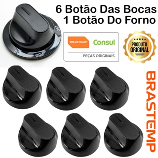 Botão Original Brastemp Consul Boca e Forno Modelos CFO4, CFS5 e CFS6 em Oferta na Shopee