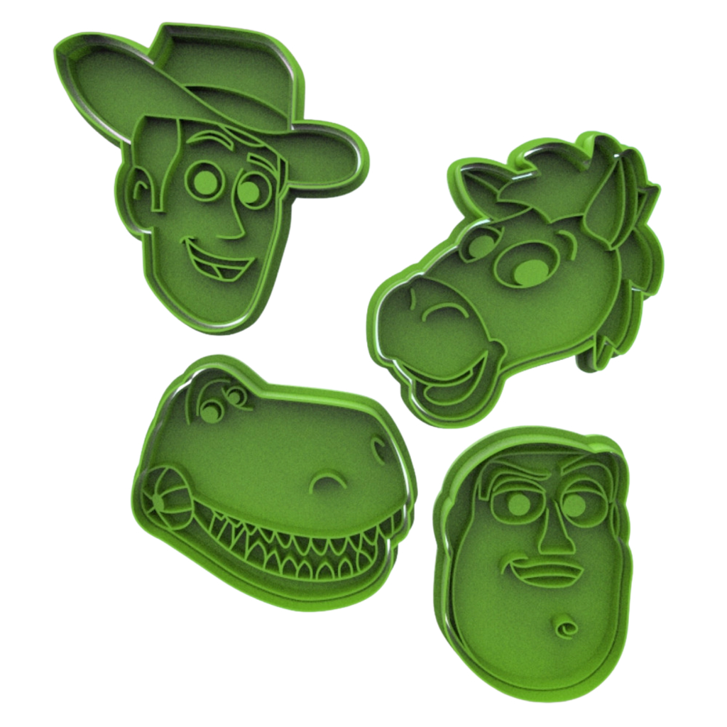 Cortador Biscoito Molde Forma TOY STORE Marcador Carimbo Pasta Americana Massa Impressao 3d