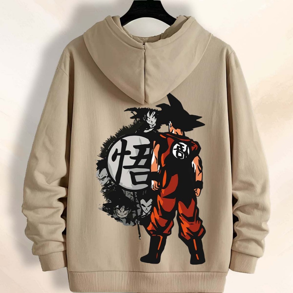 Moletom Dragon Ball Goku Blusa Frio Anime Desenho Estampa Personalizada em Oferta na Shopee