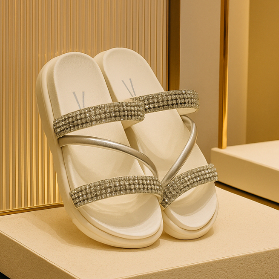 Papete Feminina Strass Brilho Qualidade Com Preço Especial em Oferta na Shopee