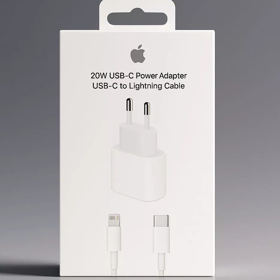 Carregador De iPhone Fonte com Cabo Carregamento Rápido 1m PD 20w