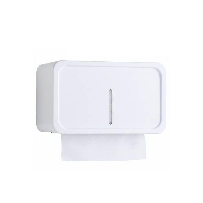Toalheiro Interfolha Branco Design Moderno Suporte Papel Higiênico Parede