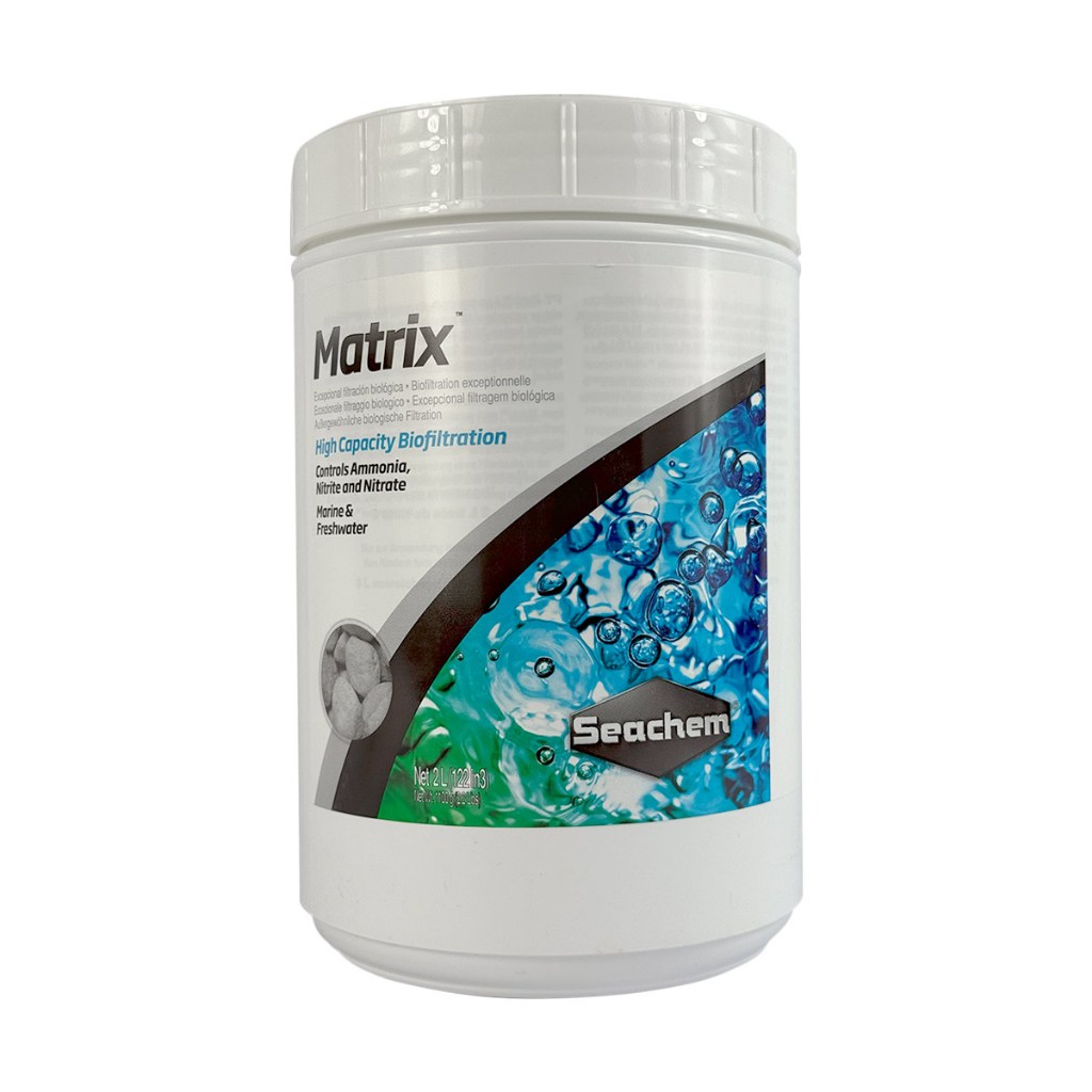 Mídia Biológica de Lagos Seachem Matrix Pond 2L Trata 800L