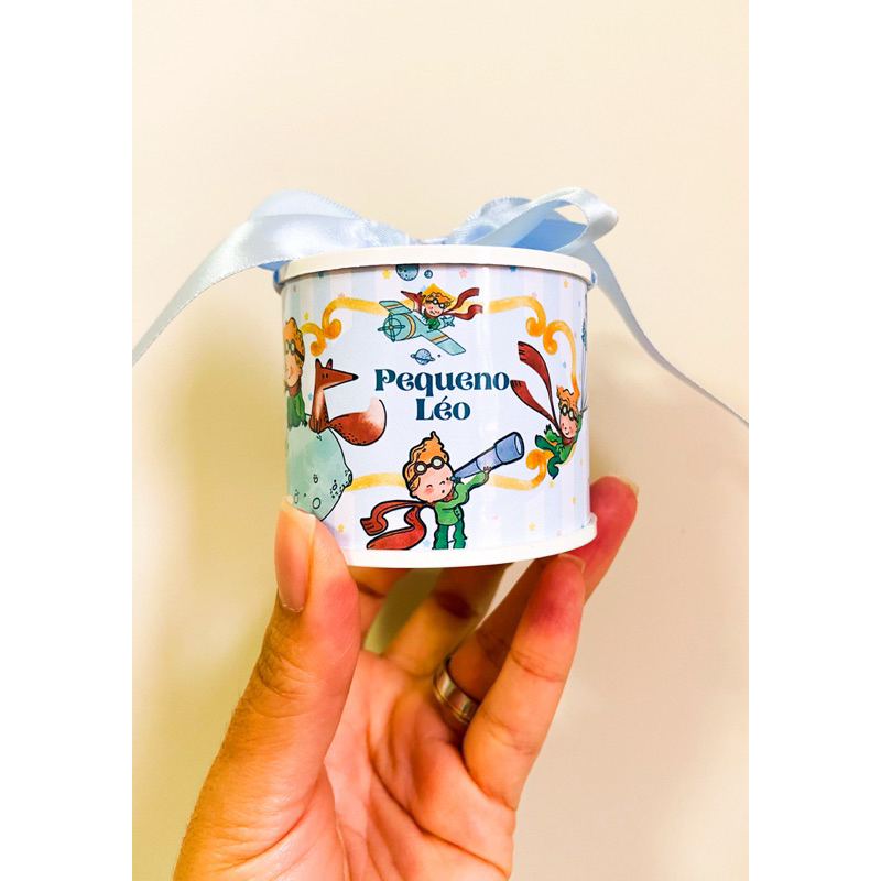 Kit Tubolatas Personalizadas 5x6cm PEQUENO PRÍNCIPE| Lembrancinha Aniversários, Chá de Bebê
