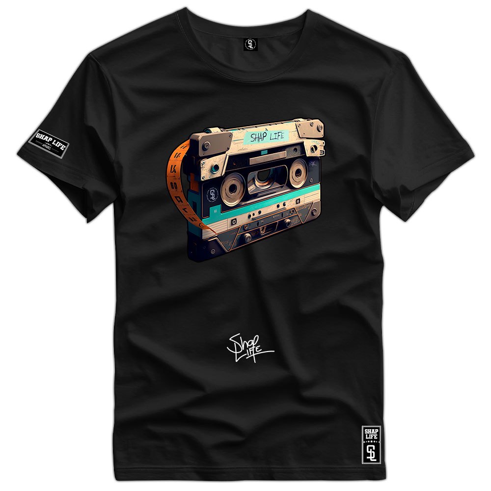 Camiseta Fita K7 Personalizada Estampada T-Shirt - 2320 em Oferta na Shopee