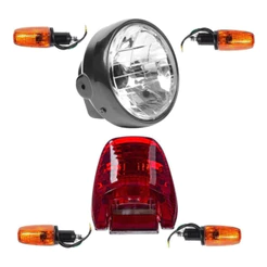 Kit Farol Lanterna Jogo 4 Piscas CG 125 Titan 2000 2001 2002 2003 2004 Fan 125 2005 2006 2007 2008