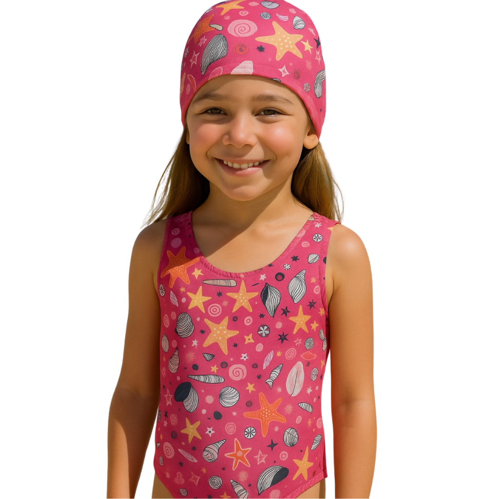 Maiô de Natação Infantil com Toca