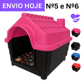 Casinha Para Cachorro Grande/Médio Casa Pet Com Proteção Raios UV- N5 e N6 em Oferta na Shopee