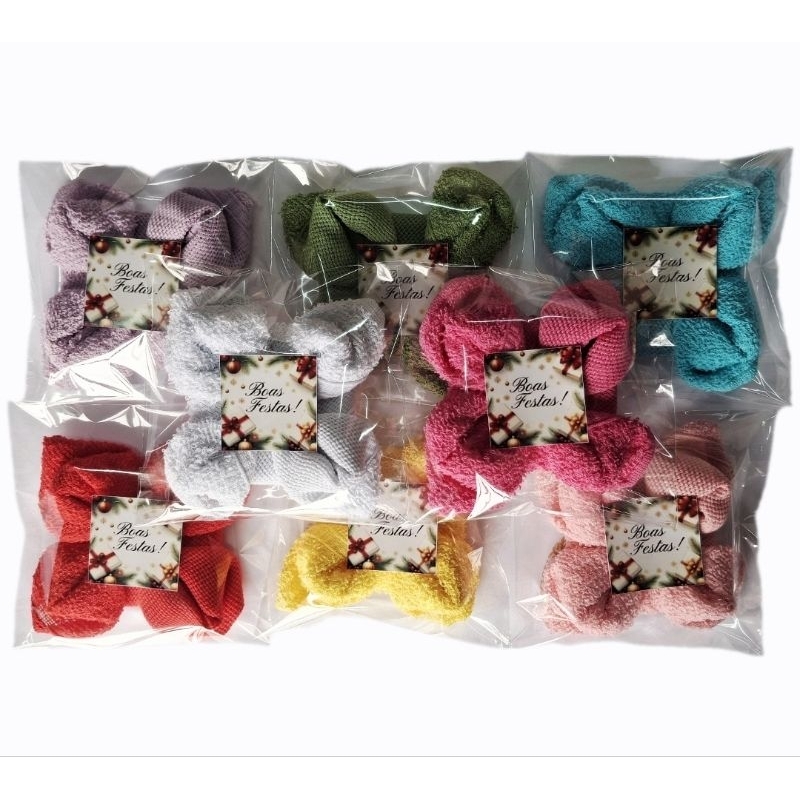 Kit 10/15/20/25/30 Lembrancinhas comemorativas/ personalizadas (Toalhinha Social)