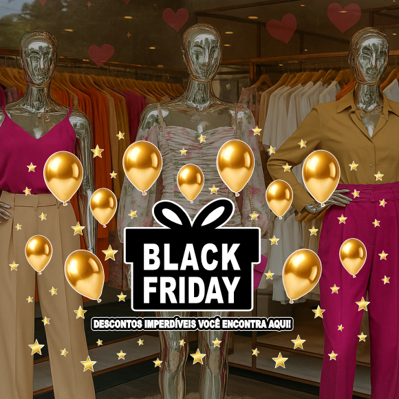 Adesivo Vinil Impresso Black Friday – Vitrine Loja Shopping Comércio Promoção Desconto