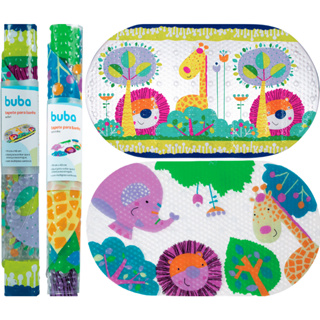 Tapete Para Banho Infantil Com Ventosa Buba Anti Derrapante em Oferta na Shopee