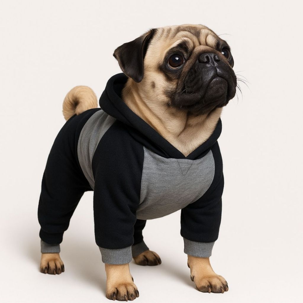 Macacão Moletom Nação Pet Inverno Com Capuz Pra Cães E Gatos em Oferta na Shopee