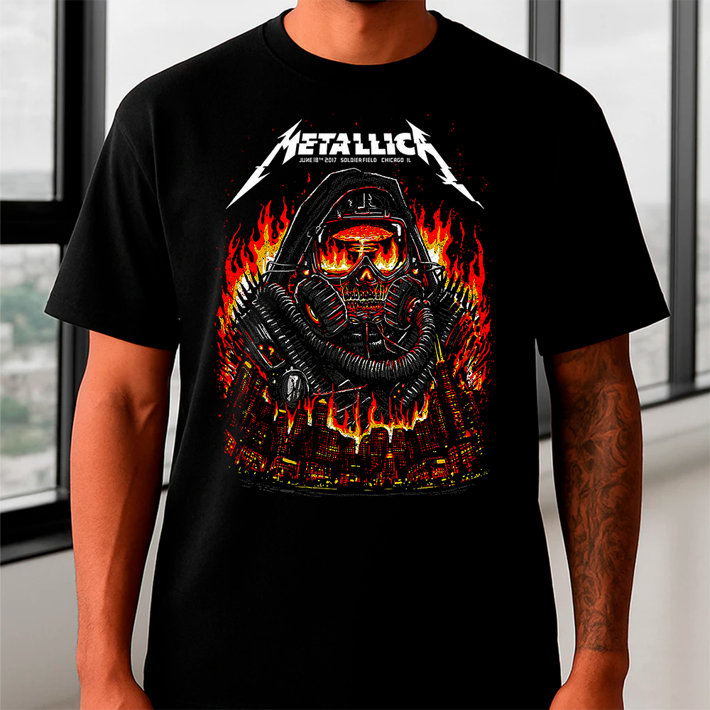 Camisa Camiseta Basica banda rock metallica album ride the lightning streetwear vintage em algodao Unissex retro