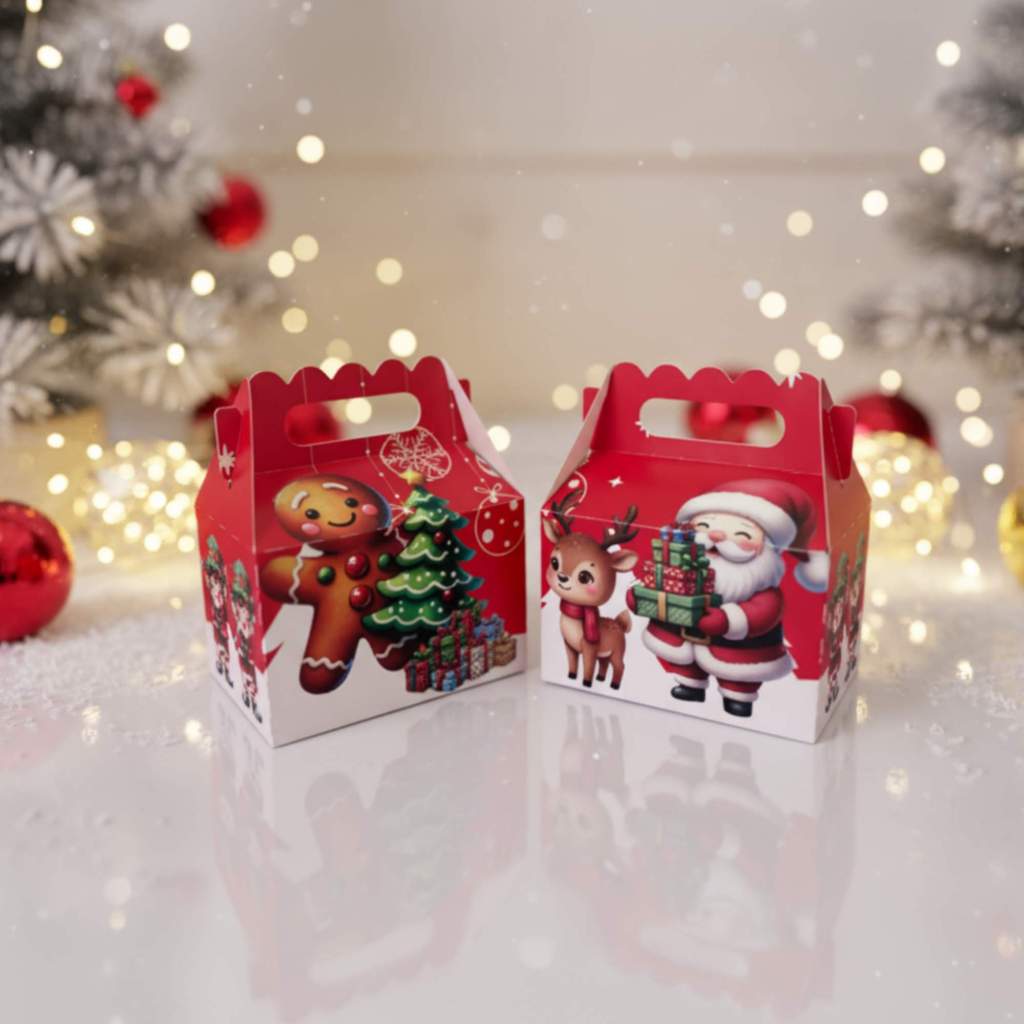 30 Caixinhas Maletinhas Natal Lembrancinhas Presente Mimo Cliente