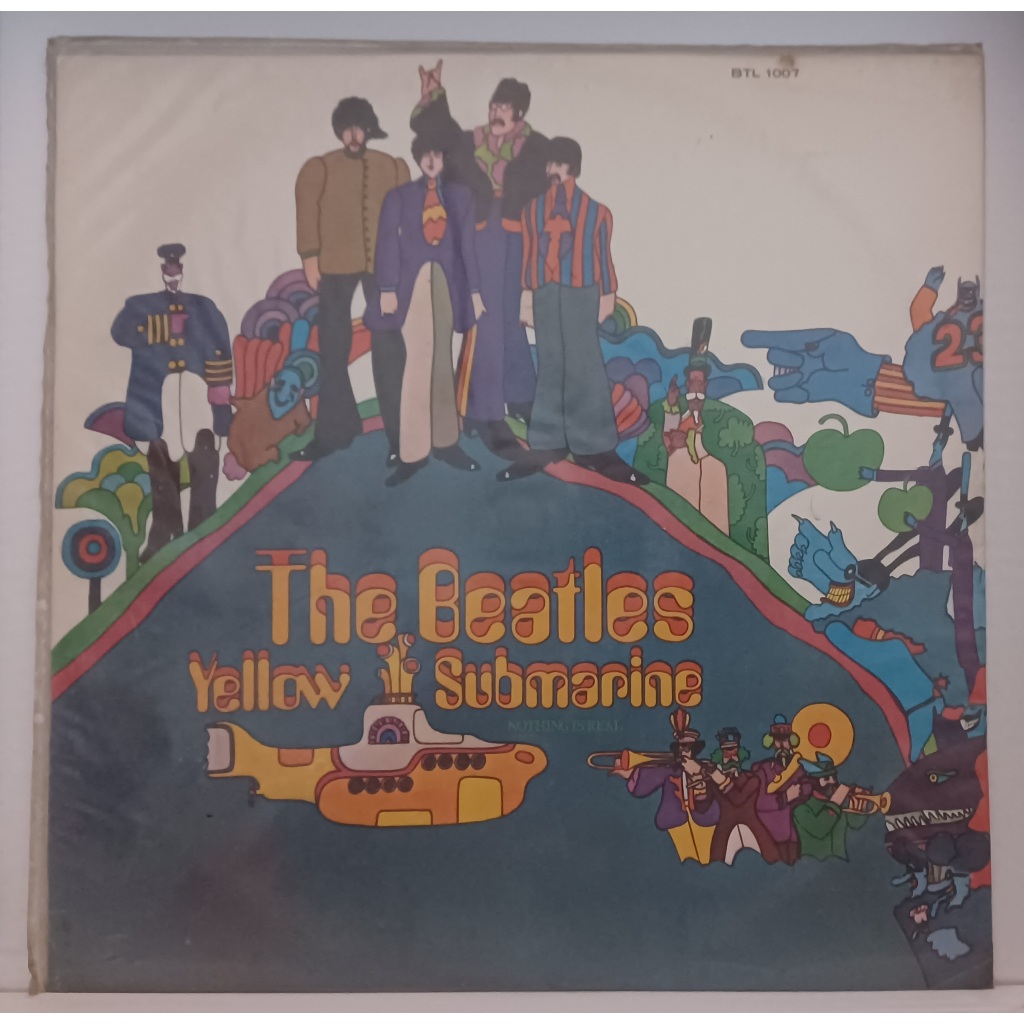 LP Disco De Vinil The Beatles - Yellow Submarine - Mono Ed. 1969 LP VG+ Capa Sandwich VG+ Ler Descr.