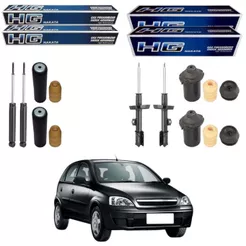 KIT 4 AMORTECEDOR NOVO CORSA 2002 A 2012 NAKATA + KIT
