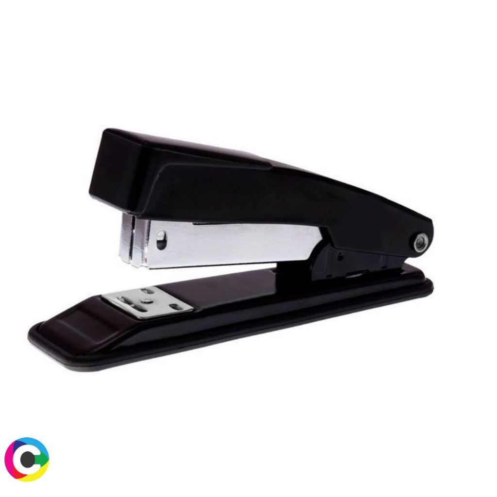 Grampeador de Ferro Preto 11,5cm 20 Folhas Tipo 26/6 Aço Carbono Resistente Escritório Escola em Oferta na Shopee