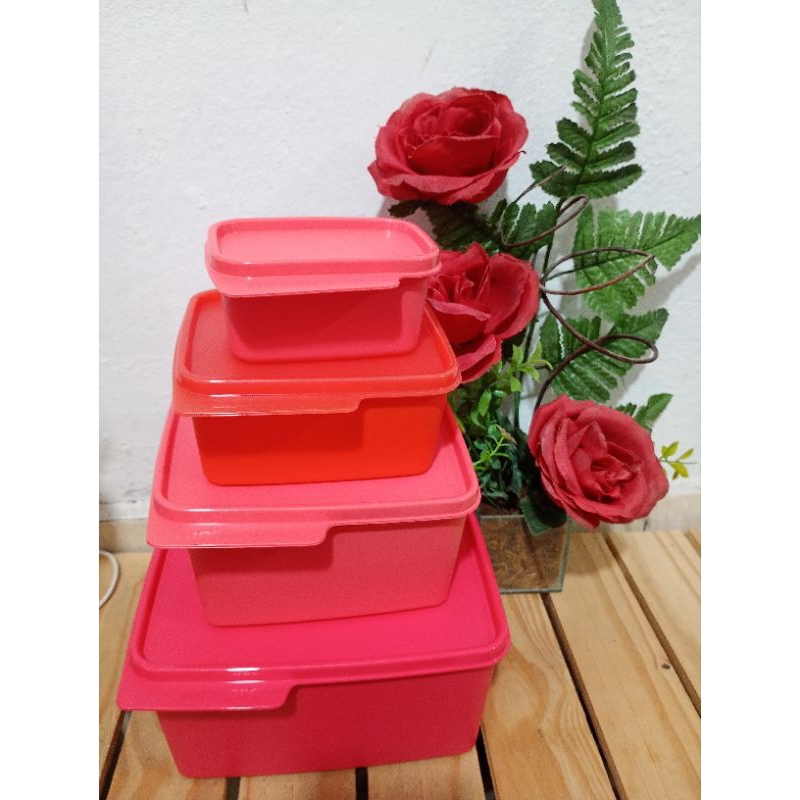 Kit 4 peças Basic line Tupperware.
