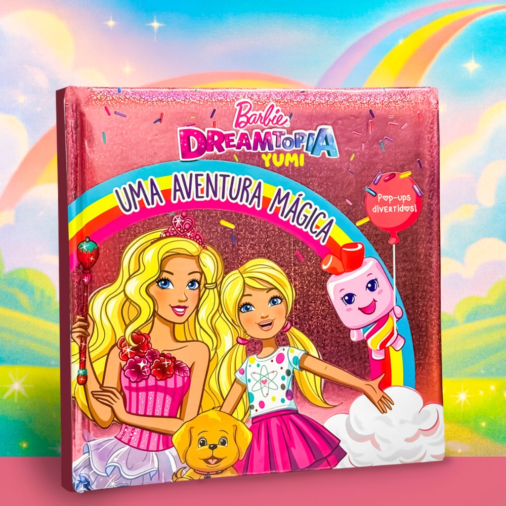 Livro História Infantil Para Meninas Barbie Dreamtopia - Uma Aventura Mágica Com Pop-Ups Almofadado em Oferta na Shopee