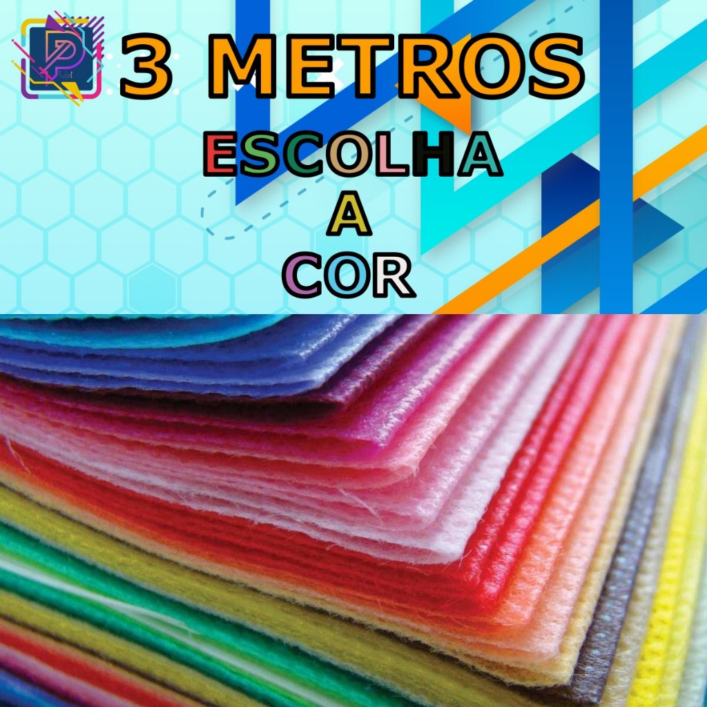 TNT Liso Colorido 3m x 1,40m 40g - DOBRADO.