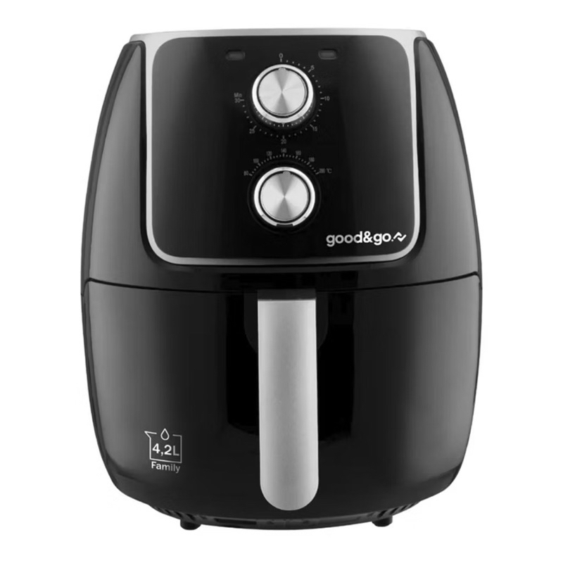 Fritadeira Elétrica sem Óleo Air Fryer 4,2lt 1400w Lançamento - Good&Go
